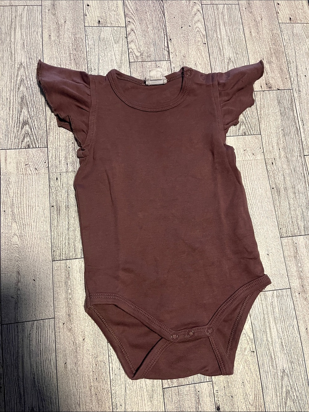 Jamie Kay 100% Pima Cotton “Fleur” Bodysuit in Twilight Size 6-12 Months